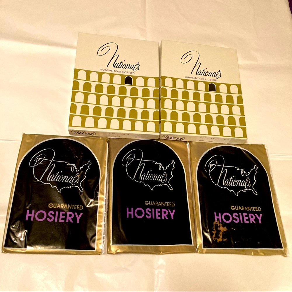 National Pantyhose 3 Pairs NIB
